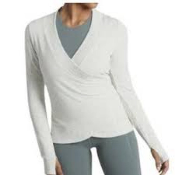 Athleta Poise Wrap Sweatshirt Size Small - Picture 1 of 7